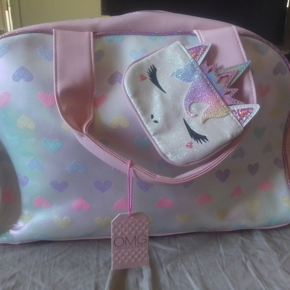 New unicorn duffle bag with coin purse - Picture 1 of 3